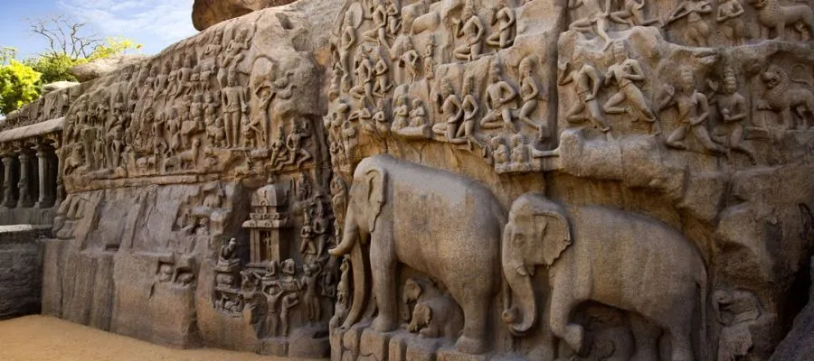 Tamilnadu UNESCO Site | Arjuna's Penance in Mahabalipuram | Tamil Nadu Tourism