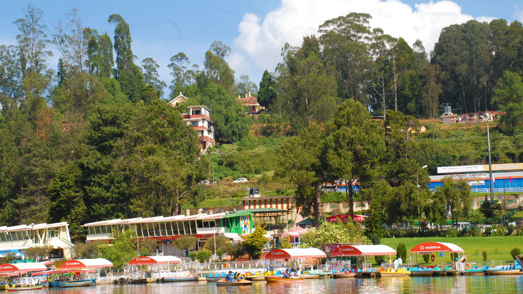 A spectacular view of Ooty lake