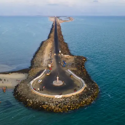 Dhanushkodi Beach